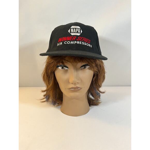 Vintage Sportsman Baseball Cap NAPA Winner Series Air Compressors Strapback - Picture 2 of 6